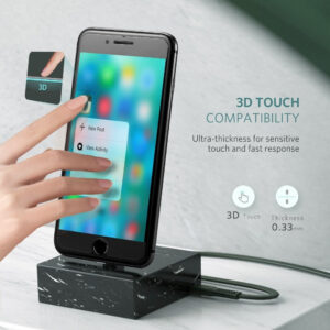 NNEDSZ  2.5D Round Edge HD Screen Protector, 2 Pack Tempered Glass For iPhone 7/8  Plus 5.5 inch 60395 - Image 4