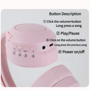 NNEDSZ Apricot TL-29 PRO Wireless & Wired Over-Ear Bluetooth Headphones - Comfortable and Versatile - Image 5