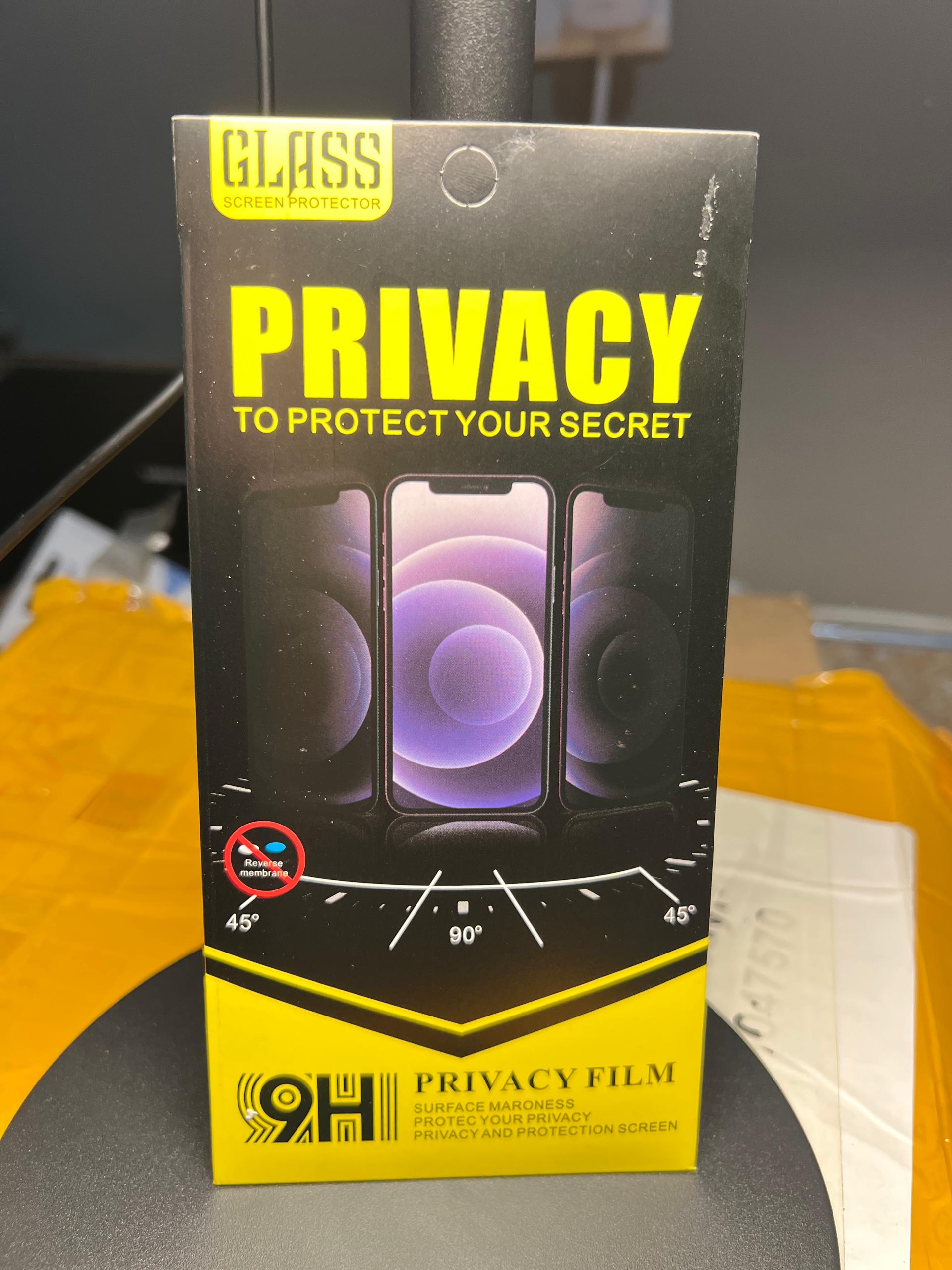 9H Matte Privacy Screen Protector Glass for Iphone - Image 1