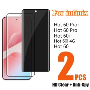 Infinix Hot 60 Pro plus Hot 60I 4G Hot 60 Pro Anti-Scratch Privacy Tempered Glass 9D - Image 7