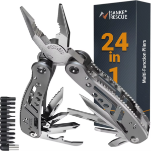 Multitool 24-In-1 Multitools Pliers with ?Professional Multi-Tool for Survival Camping and Hunting Gifts for Men Dad