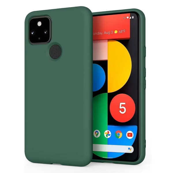 Pixel 5 5A 9 Pro XL 3 3A XL 3XL 4 XL 4A 4G 5G 8A 6A 7A Cover Liquid Slicone