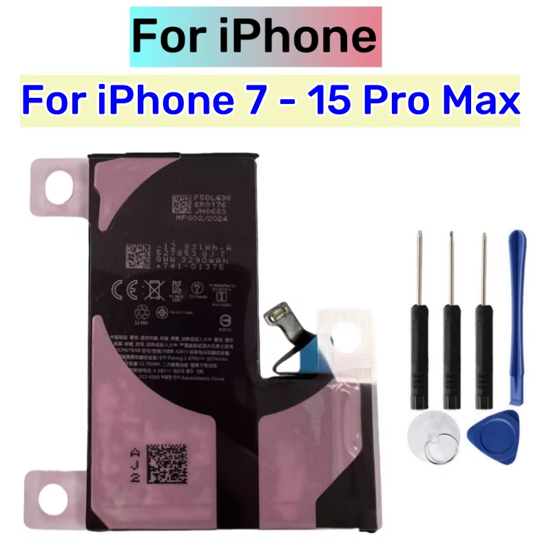 Battery for  SE 2020 7 X XR XS MAX 8P 7 plus 11 Pro 12 Pro Max 13 Pro 14 plus 15Pro Max - Image 34
