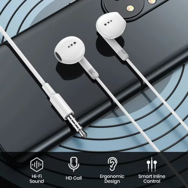 Wired Headphone Type C Earphone For Redmi Poco Huawei Samsung Earbuds Headset