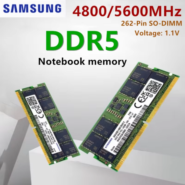DDR5 Memory Module 8GB 16GB 262 Pin SO-DIMM for Notebook RAM