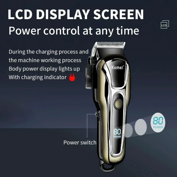 Rechargeable Hair Trimmer Professional Cordless Men Hair Trimmer