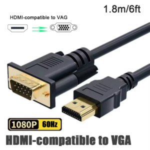 HDMI to VGA Support Computer Monitor Projector Laptop PC Xbox