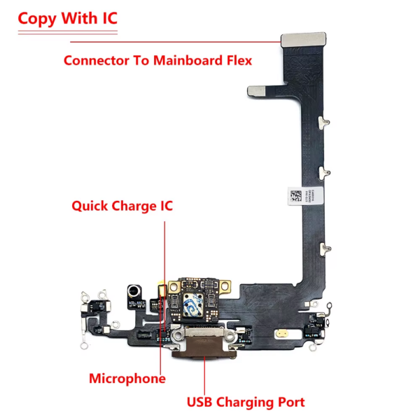 Iphone 11 Pro Max 11Pro Charging Dock Port Board with Mic Microphone