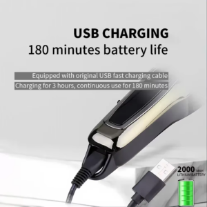 Rechargeable Hair Trimmer Professional Cordless Men Hair Trimmer - Image 6