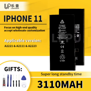 Original  11 3110 Mah Battery Replacement Bateria with Free Tools Mobile High Quality  11 Battery A2221 A2111 A2223 - Image 1