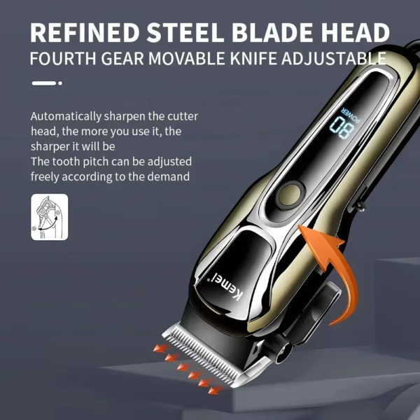 Rechargeable Hair Trimmer Professional Cordless Men Hair Trimmer