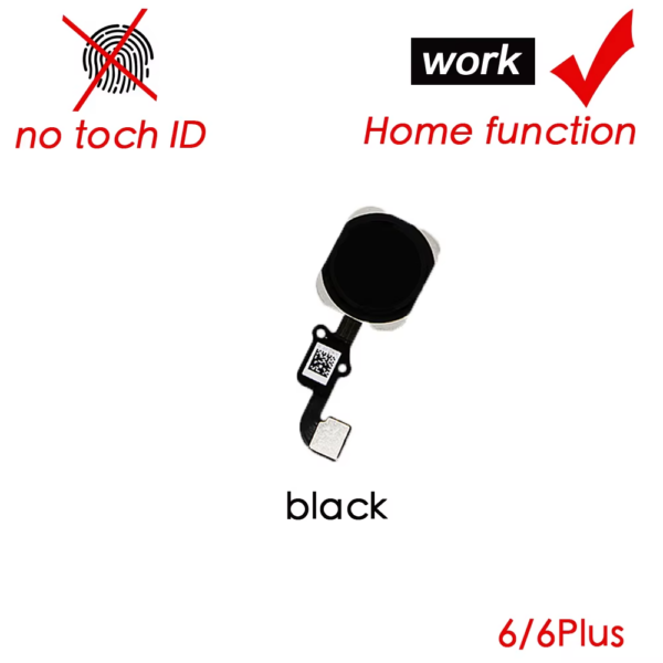 Home Button Flex Replacement for Iphone 5S 6 6S 6Splus 7 8 plus Menu Main Key Flex Cable NO Fingerprint