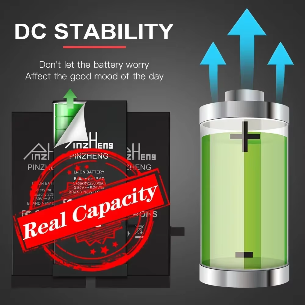 PINZHENG Battery for Iphone X XR XS 11 12 13 Mini Max Pro Promax Real High Capacity Replacement Bateria Warranty One Year - Image 5