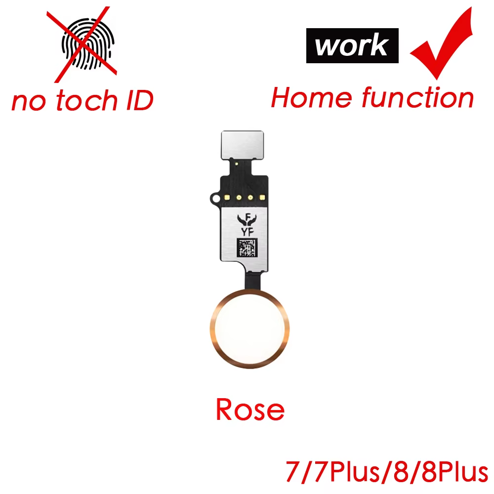 Home Button Flex Replacement for Iphone 5S 6 6S 6Splus 7 8 plus Menu Main Key Flex Cable NO Fingerprint - Image 26