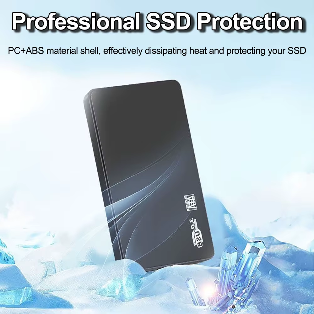 USB 3.0 HDD Enclosure SATA SSD Hard Drive Case  External Housing Hard Disk - Image 3