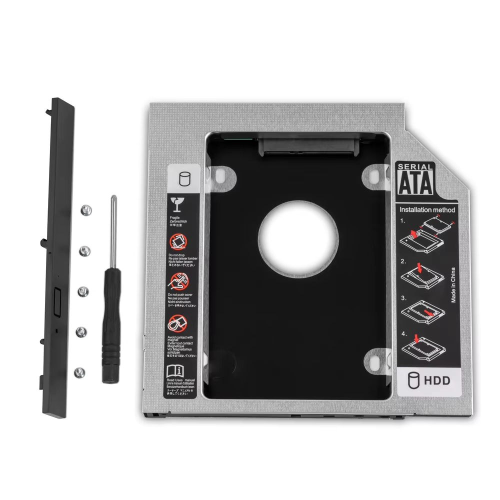 CD DVD ROM to SSD HDD Caddy SATA 3.0 for 2.5