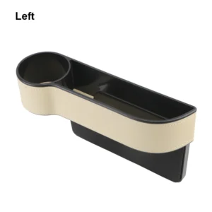 PU Leather Car Seat Gap Storage Box Universal Seat Gap Slit Box - Image 8