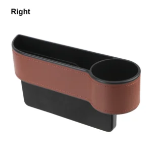 PU Leather Car Seat Gap Storage Box Universal Seat Gap Slit Box - Image 12