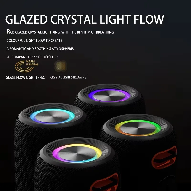 Outdoor Portable with Hand with RGB Light Speaker Subwoofer - Image 6