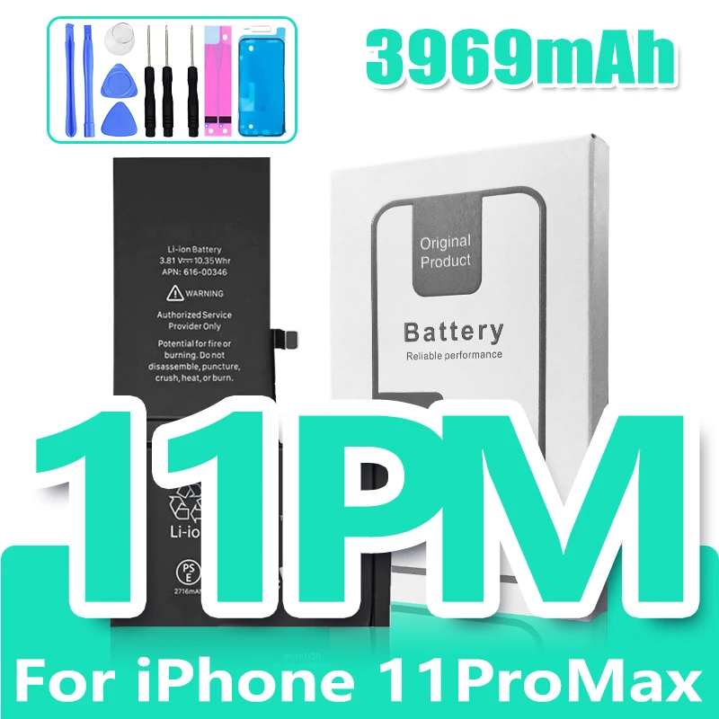 Battery for Iphone 7 8 6S 6 plus X XR 11 11Pro Xs Max High Capacity - Image 54