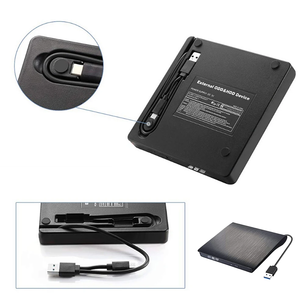 External Drive Shell Usb3.0/Usb3.0+Type-C Optical Drive Case 9.5Mm/12.7Mm - Image 6