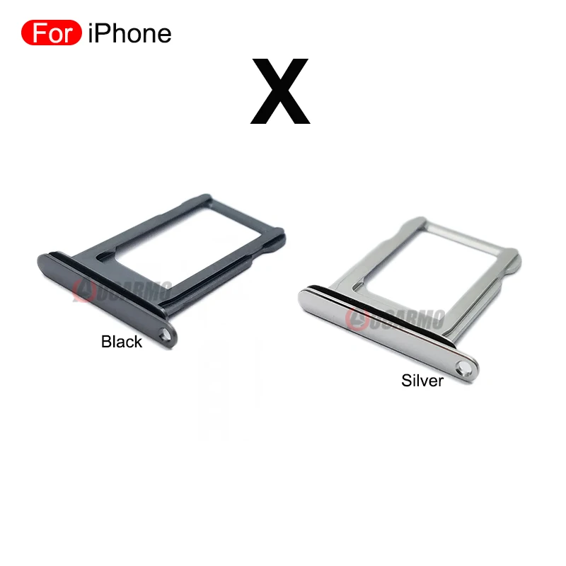 Black Silver Gold Sim Tray Card Slot for Iphone X XS - Image 6