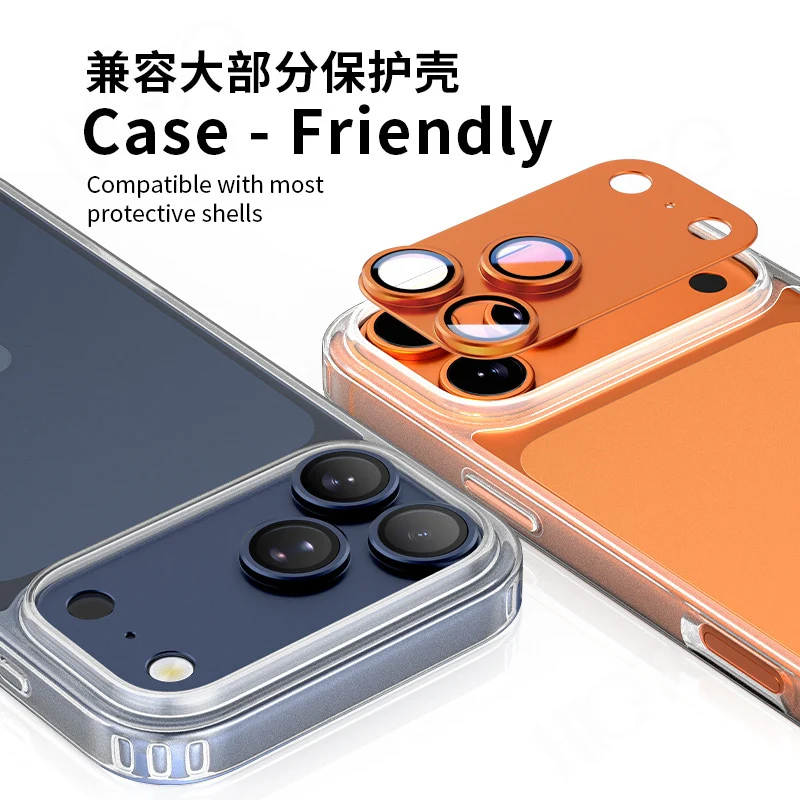 Metal Glass Camera Lens Protector Cover for Iphone Air 17 Pro Max 17Pro - Image 4