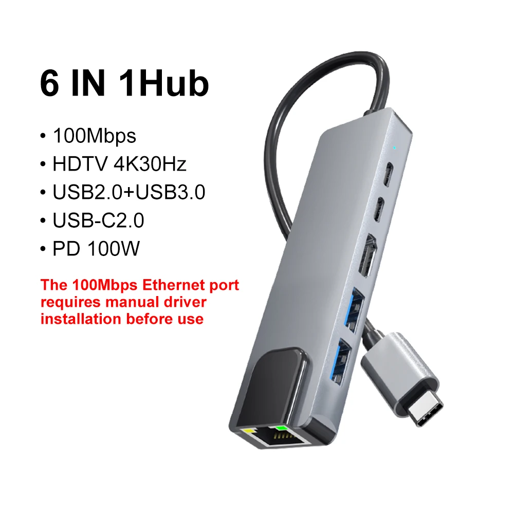 8 in 1 USB C Hub  Multi-Port Docking Station PD Ports, for Macbook Laptop - Image 9