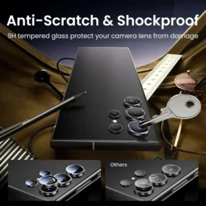 Camera Lens Protector Glass for Samsung S23 S24 Ultra plus Full Cover Lens - Image 3