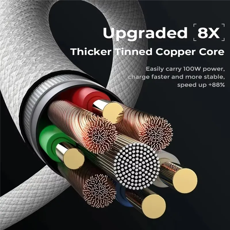 PD 60W Dual USB-C Fast Charging Cable for Iphone 15 16 Pro Max 15 16 plus Type C - Image 7