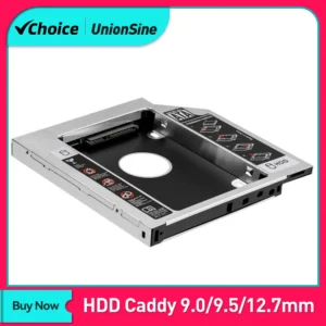 CD DVD ROM to SSD HDD Caddy SATA 3.0 for 2.5'' SSD Case - Image 3