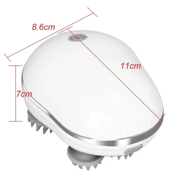 Infrared Scalp Massager with 4 Kneading Massage Heads Head Body