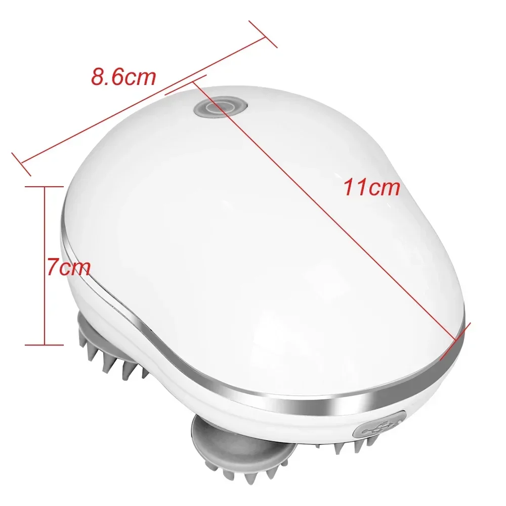 Infrared Scalp Massager with 4 Kneading Massage Heads Head Body - Image 5