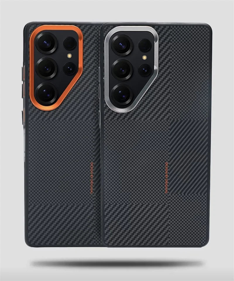 Matte Carbon Fiber Case for Samsung Galaxy S25 S24 S23 Ultra - Image 1