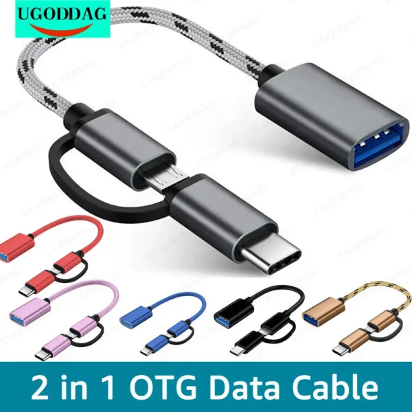 USB 3.0 OTG Adapter Type C Micro USB to USB 3.0 OTG Convertor