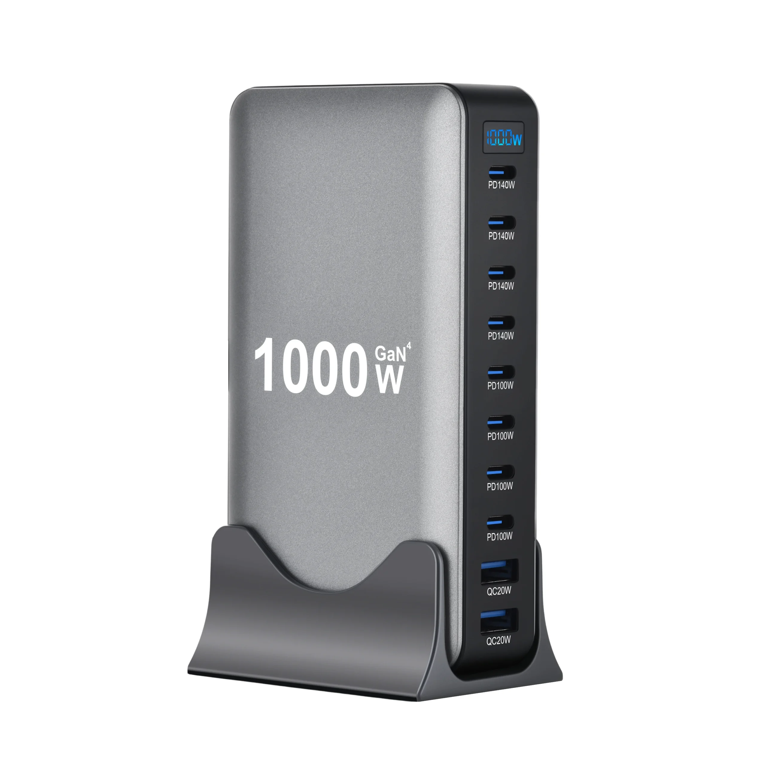 Multi-Port Desktop Charger Fast Charging 200W Total Power for Laptops Tablets - Image 2