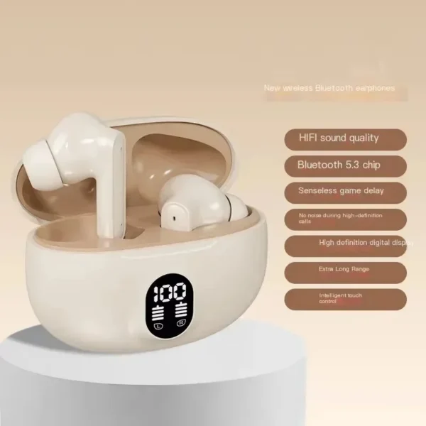 TWS Wireless Headphones Bluetooth Headphones with Microphone Noise Reduction