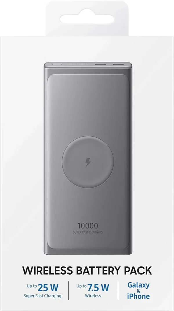 Wireless Power Bank 10000Mah Dual Type C Port Fast Charge Portble