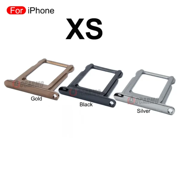Black Silver Gold Sim Tray Card Slot for Iphone X XS