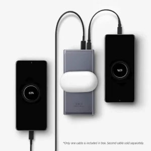 Wireless Power Bank 10000Mah Dual Type C Port Fast Charge Portble - Image 3