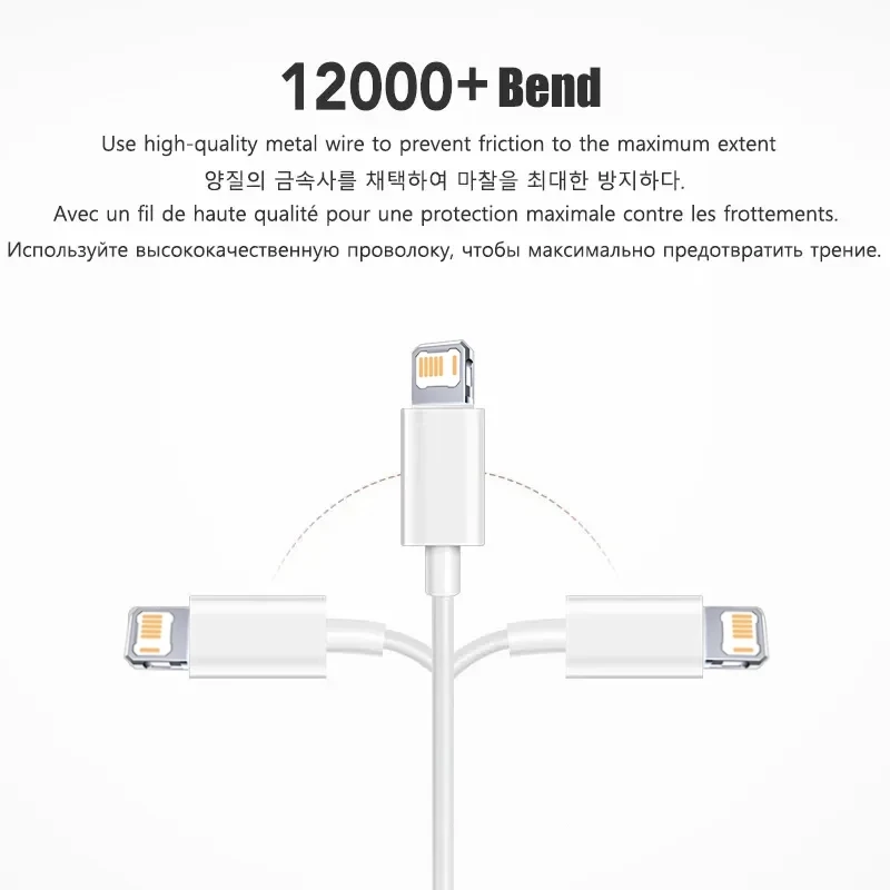 Lighting To Type C Fast Charger Cable for Iphone 14 13 12 11 Pro Max X XR - Image 5