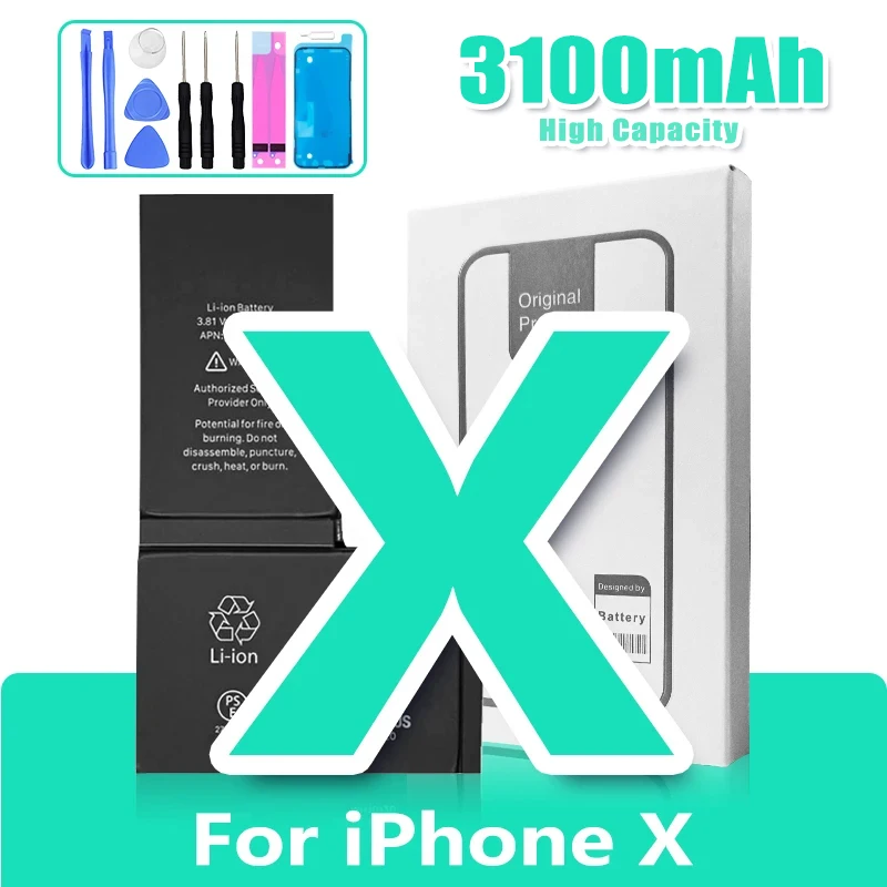 Battery for Iphone 7 8 6S 6 plus X XR 11 11Pro Xs Max High Capacity - Image 12