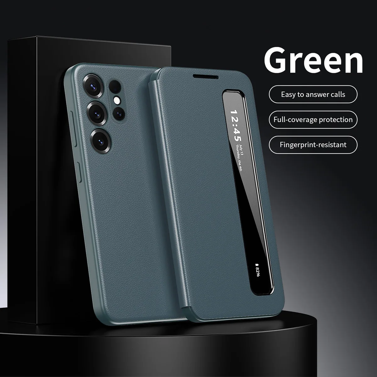 Smart Sleep Window Phone Case for Samsung Galaxy S26 Ultra S25 Ultra - Image 23