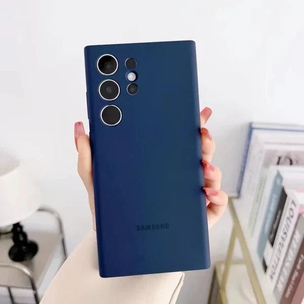 Galaxy S24 Uitra S23 Ultra Silky Silicone Cover Luxury Soft Touch