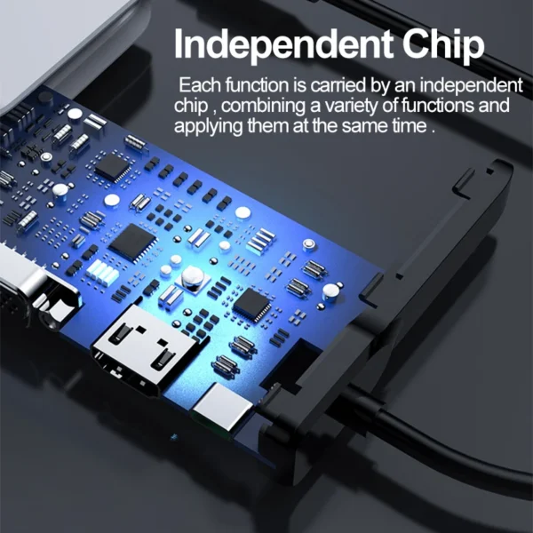 14-In-1 Type C Hub Expansion Docking Station for Ipad Laptop Notebook