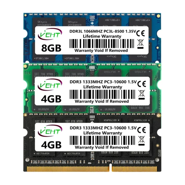 DDR3 DDR3L 2GB 4GB 8GB SODIMM Memories Ram Laptop Memory Ram
