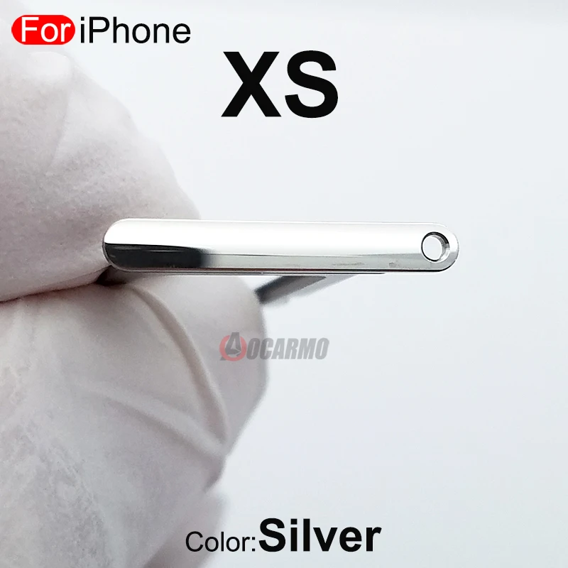 Iphone X XS Max SIM Card Tray Stainless Steel Drawer Holder - Image 4