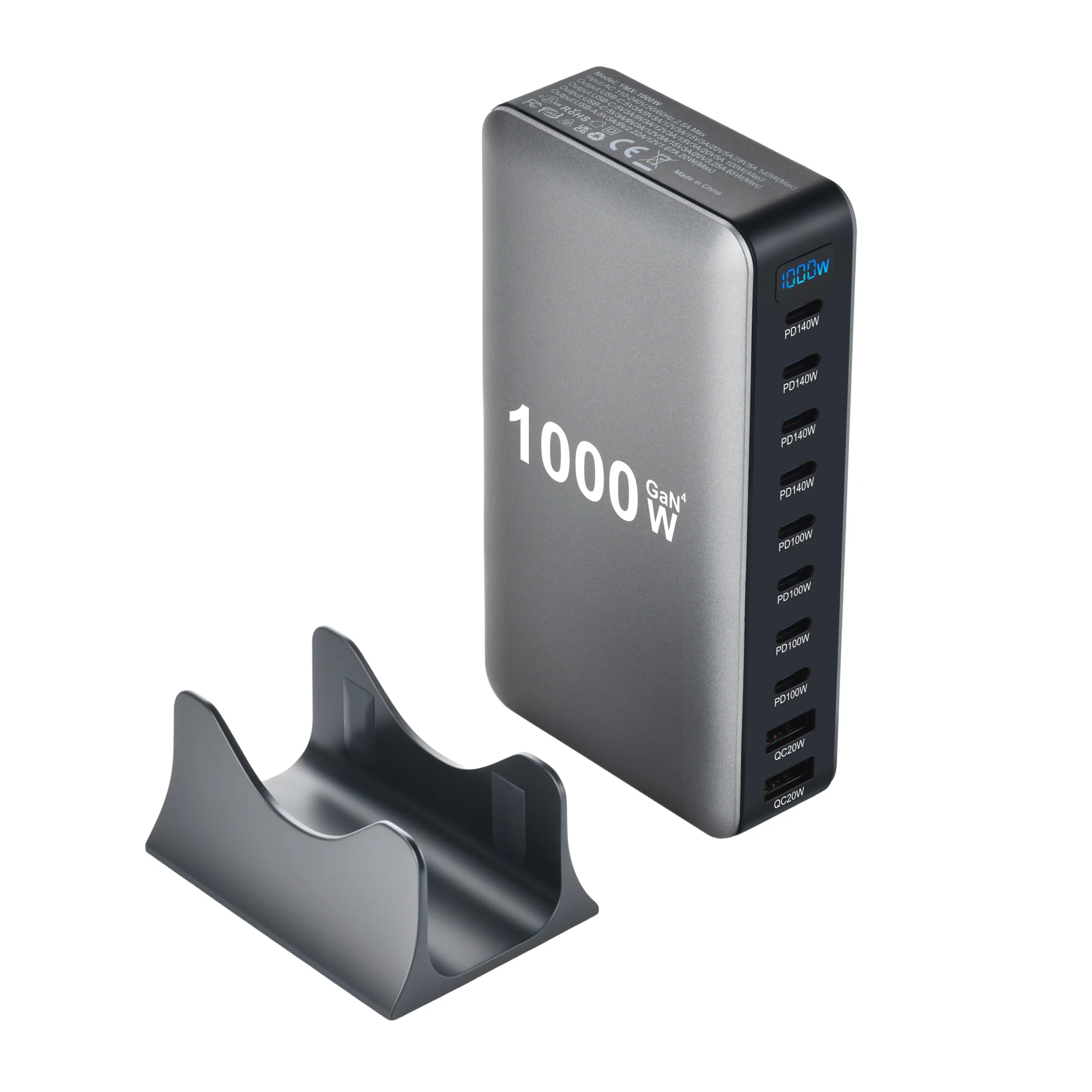 Multi-Port Desktop Charger Fast Charging 200W Total Power for Laptops Tablets - Image 5