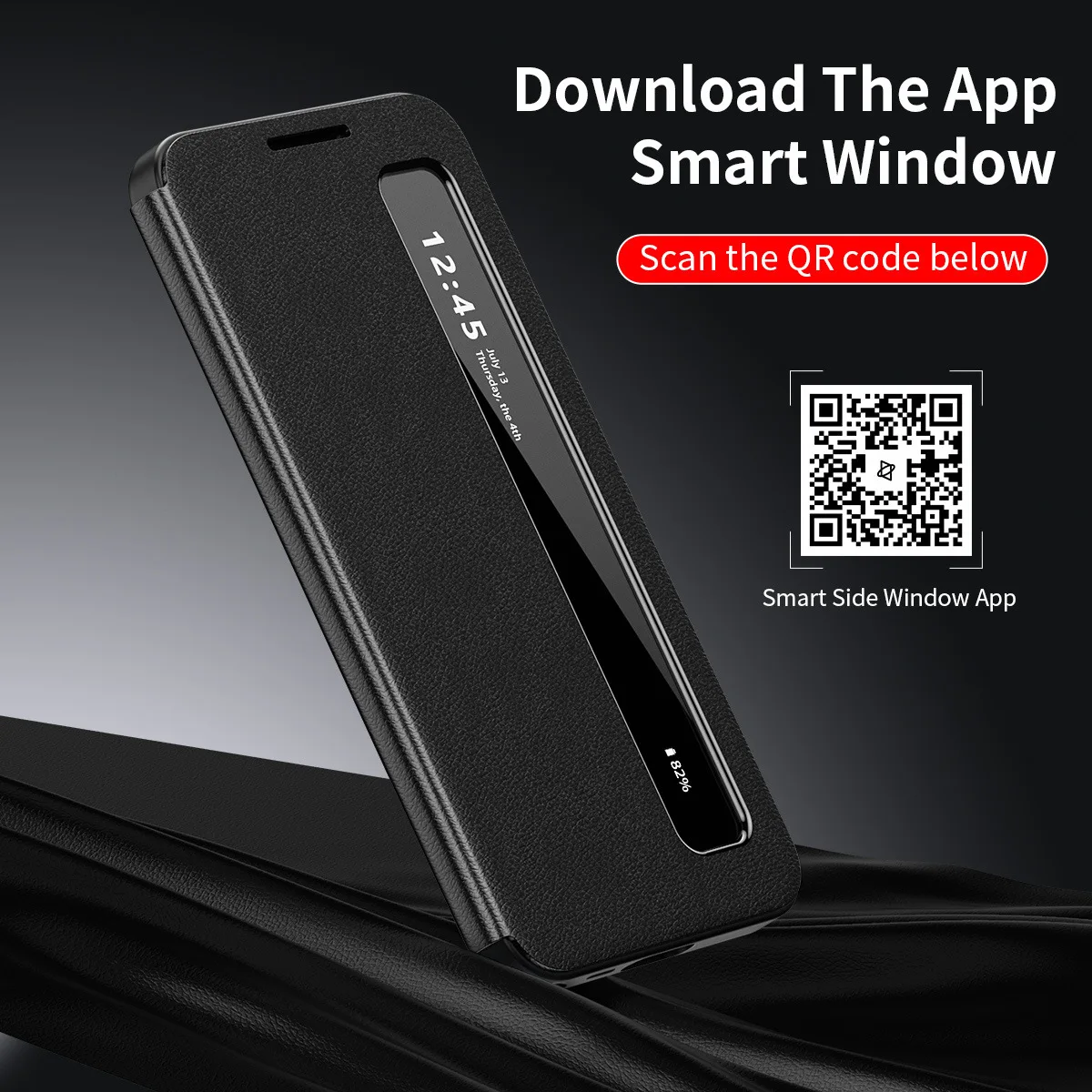 Smart Sleep Window Phone Case for Samsung Galaxy S26 Ultra S25 Ultra - Image 6