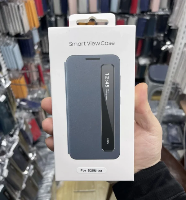 Smart Sleep Window Phone Case for Samsung Galaxy S26 Ultra S25 Ultra